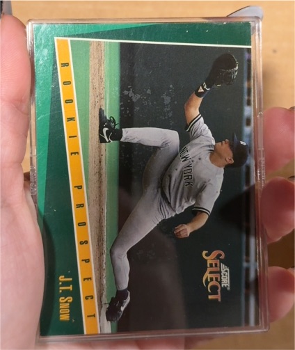 1993 Select #385 J.T. Snow — front