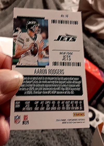 2024 Panini Contenders #76 Aaron Rodgers — back