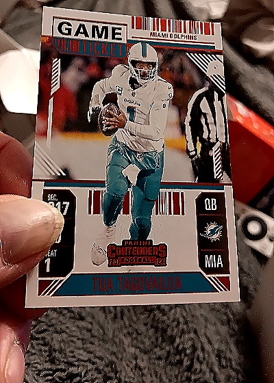 2024 Panini Contenders Football Game Ticket #61 Tua Tagovailoa — front