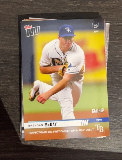 2019 Topps Now #453 Brendan McKay — front