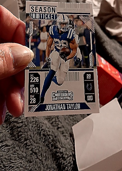 2024 Panini Contenders Season Ticket #43 Jonathan Taylor — front
