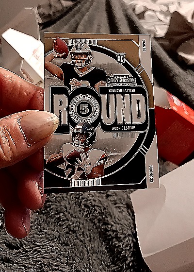 2024 Panini Contenders Round 5 Spencer Rattler/Audric Estime #18 — front