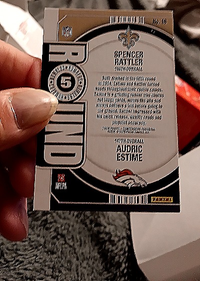 2024 Panini Contenders Round 5 Spencer Rattler/Audric Estime #18 — back