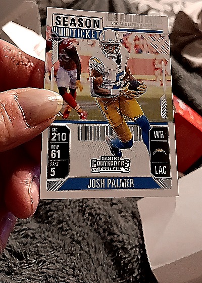2024 Panini Contenders Season Ticket #56 Josh Palmer — front