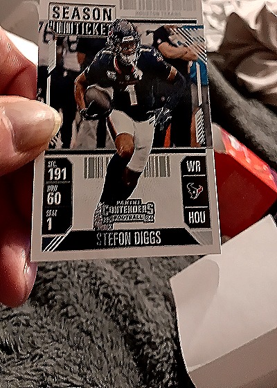 2024 Panini Contenders Season Ticket #40 Stefon Diggs — front