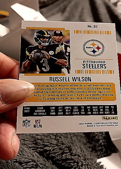 2024 Panini Contenders #82 Russell Wilson — back