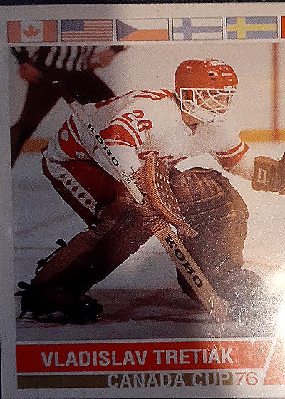 1976 Canada Cup Vladislav Tretiak — front