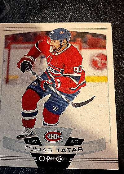 2019-20 O-Pee-Chee #391 Tomas Tatar — front