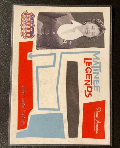 2011 Panini Americana Matinee Legends #6 Ava Gardner — front