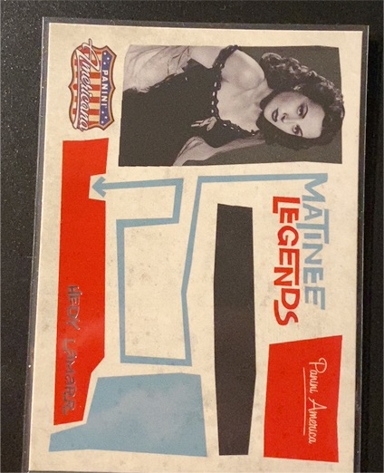 2011 Panini Americana Matinee Legends Materials #16 Hedy Lamarr — front