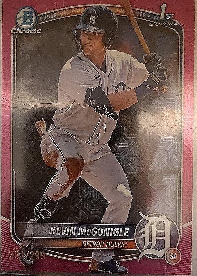 2025 Bowman Chrome #BCP-79 Kevin McGonigle — front