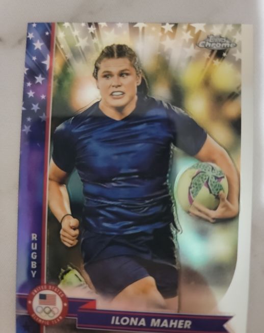 2024 Topps Chrome Olympics #Ilona Maher — front