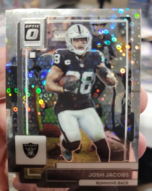 2022 Donruss Optic #102 Josh Jacobs Las Vegas Raiders — front