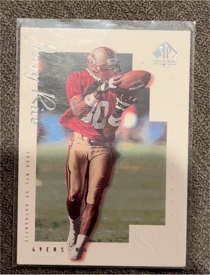 2000 Upper Deck SP Authentic #75 Jerry Rice — front