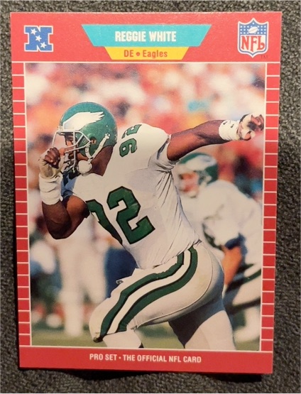 1989 Pro Set #325 Reggie White Philadelphia Eagles — front
