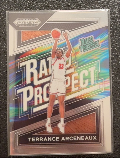 2024 Panini Prizm Draft Picks #3 Terrance Arceneaux Rated Prospect — front