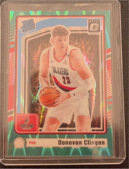 2024-25 Panini Donruss Optic #272 Donovan Clingan — front