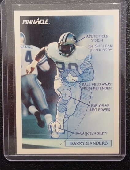 1991 Pinnacle #358 Barry Sanders — front