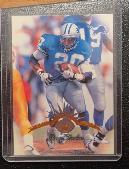 1997 Leaf #3 Barry Sanders — front