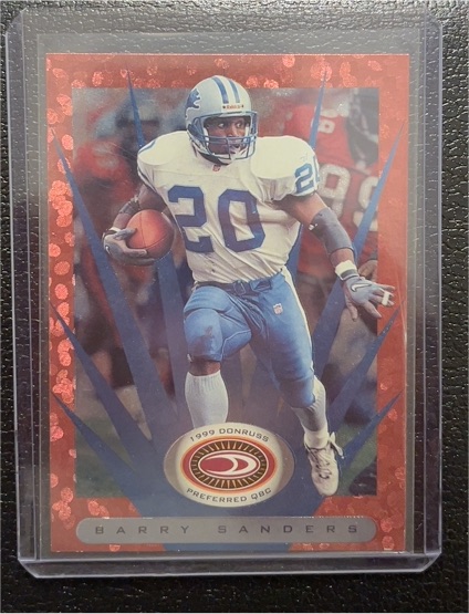 1999 Donruss Preferred QBC #38 Barry Sanders — front