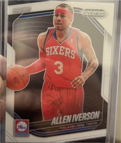 2024-25 Panini Prizm Black Legends #262 Allen Iverson — front