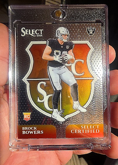 2024 Panini Select #7 Brock Bowers Select Certified RC — front