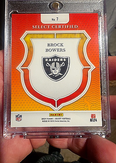 2024 Panini Select #7 Brock Bowers — front