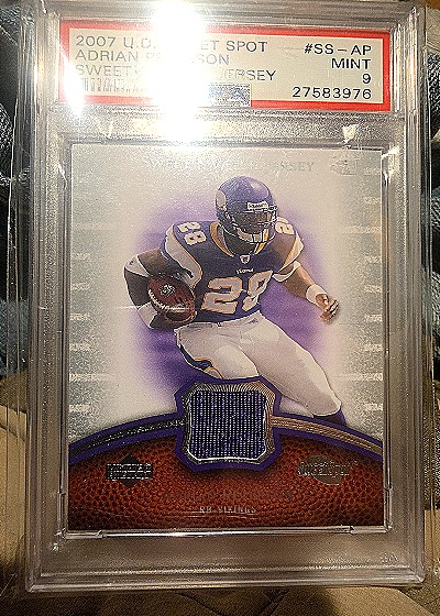 2007 Upper Deck Sweet Spot #SS-AP Adrian Peterson — front
