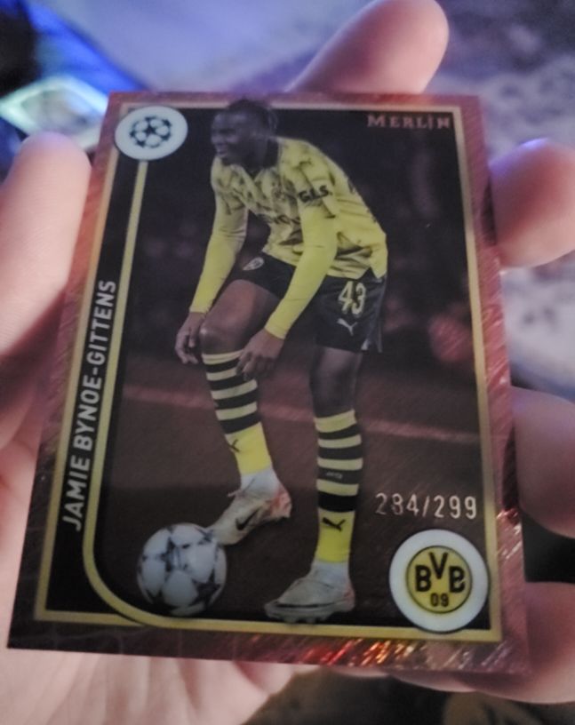 2023-24 Topps Merlin UEFA #25 Jamie Bynoe-Gittens — front