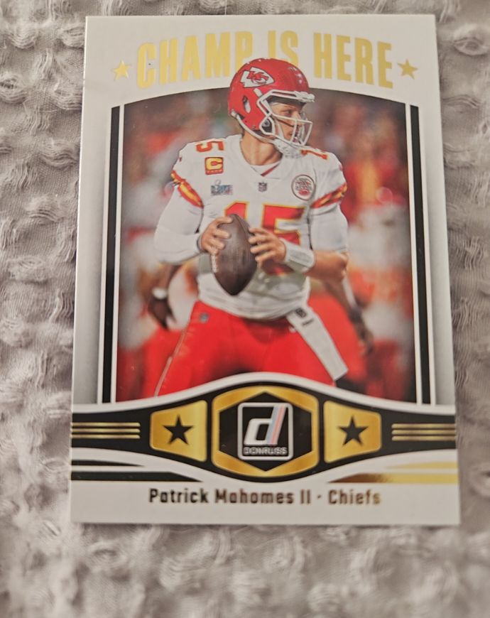 2023 Donruss Champ is Here #CIH-1 Patrick Mahomes II — front