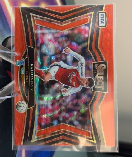 2024-25 Panini Select Premier League Kai Havertz Orange Prizm — front