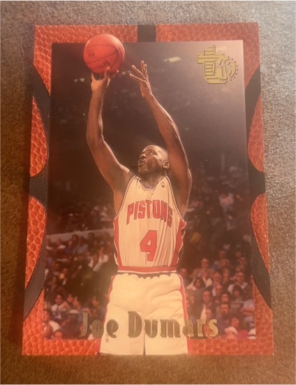 1994 Topps Embossed Joe Dumars — front