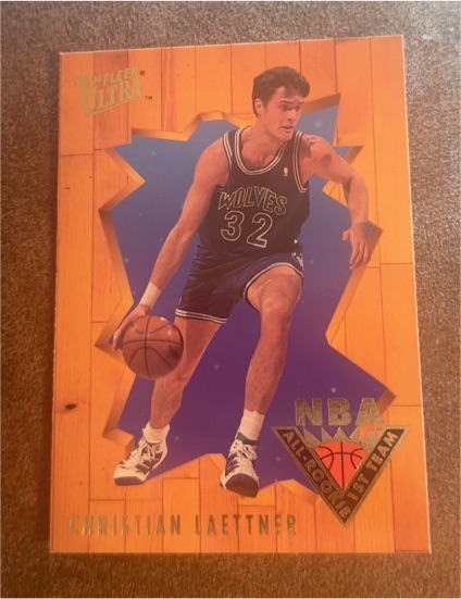 1993-94 Fleer Ultra All-Rookie Team #3 Christian Laettner — front