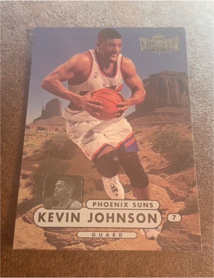 1997-98 Skybox Metal Universe #7 Kevin Johnson — front