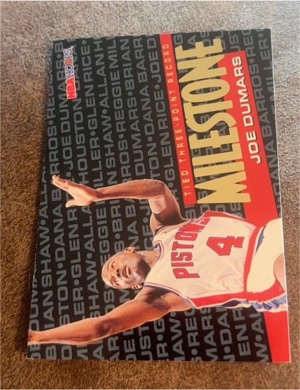 1995-96 Hoops #209 Joe Dumars — front