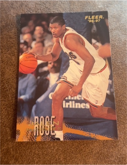 1996-97 Fleer #28 Jalen Rose — front