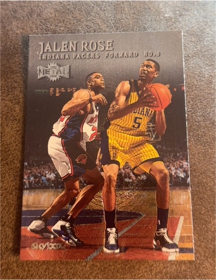 1999-00 Skybox Metal #137 Jalen Rose — front