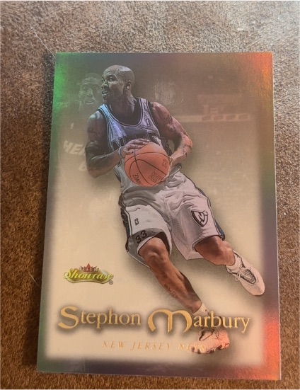 2000-01 Fleer Showcase #81 Stephon Marbury — front