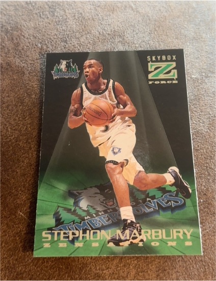 1996-97 Skybox Z Force Zensations #14 Stephon Marbury — front