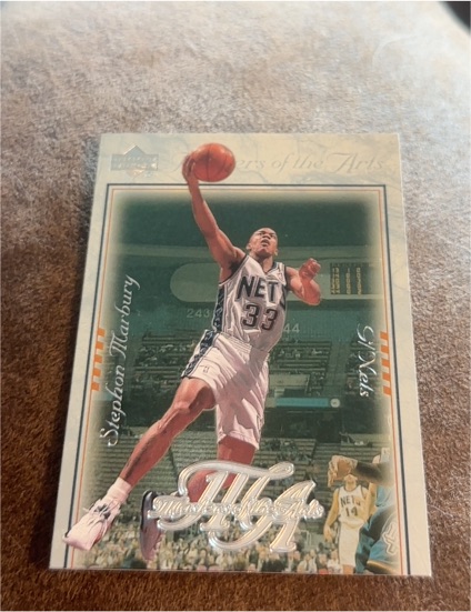 2000-01 Upper Deck Masters of the Arts #MA7 Stephon Marbury — front