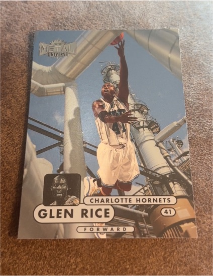 1997-98 Skybox Metal Universe #41 Glen Rice — front