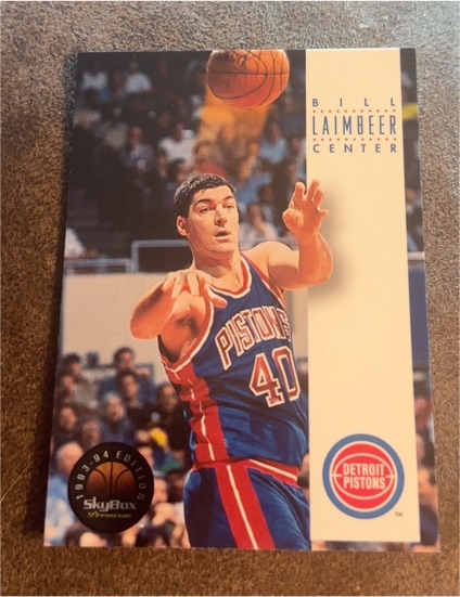 1993-94 SkyBox Premium #67 Bill Laimbeer Detroit Pistons — front