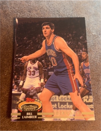 1992-93 Topps Stadium Club #25 Bill Laimbeer — front