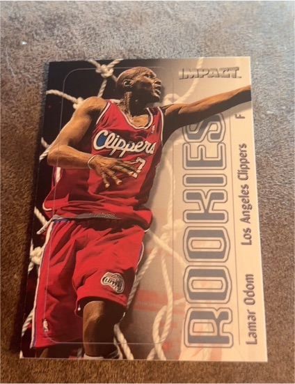 1999-00 SkyBox Impact #100 Lamar Odom Rookie — front