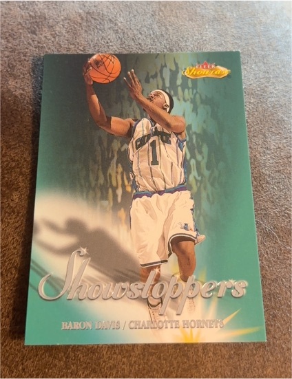 2000-01 Fleer Showcase Showstoppers #9 Baron Davis — front