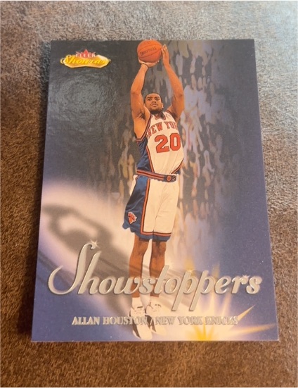 2000-01 Fleer Showcase #8S Allan Houston — front