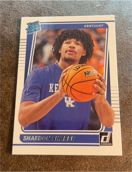 2022 Donruss Chronicles Draft Picks #5 Shaedon Sharpe — front