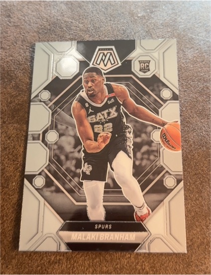 2022-23 Panini Mosaic #202 Malaki Branham — front