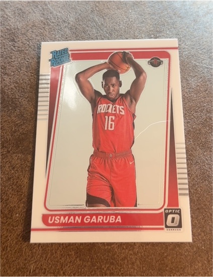 2021-22 Panini Donruss Optic #188 Usman Garuba — front