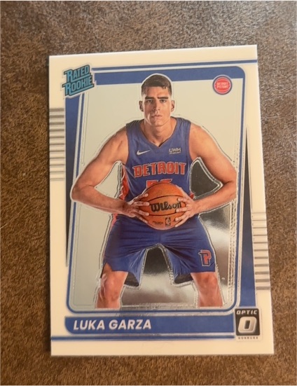 2021-22 Panini Donruss Optic #164 Luka Garza — front